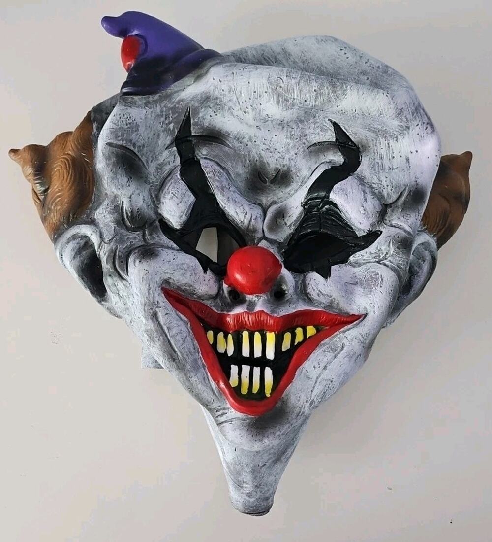 Halloween Scary Evil Clown Horror Pull On Mask